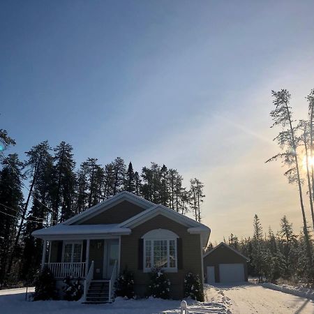 Le Chalet De Claude, Au Pied Des Monts-Valin Saint-David-de-Falardeau Esterno foto