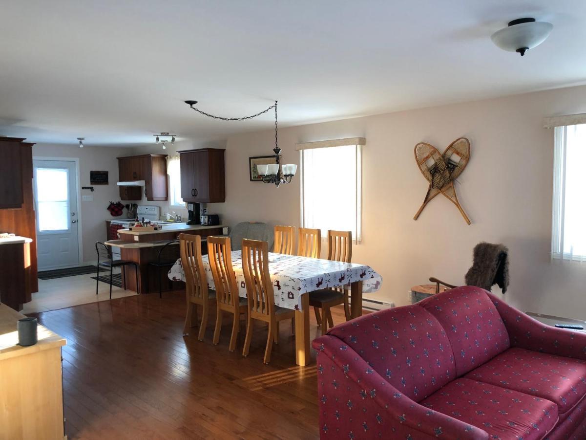 Le Chalet De Claude, Au Pied Des Monts-Valin Saint-David-de-Falardeau Esterno foto
